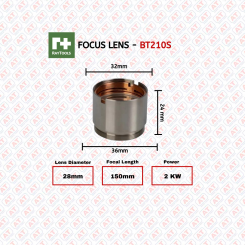 BT210S | Focus Lens Assembly | D28xFL150 | Raytools Image